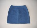 Дънкова къса дамска пола, S , снимка 2