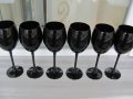 Черни стъклени чаши -всякакви модели, снимка 2