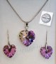 Сваровски Обеци,Колиета Комплекти"heart'' Crystals from SWAROVSKI®, снимка 9
