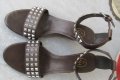 НОВИ шик дамски сандали , летни обувки N - 37 - 38 ASH® original, 3x 100% естествена кожа