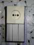 Ретро електрически ключ - контакт комбиниран, снимка 1 - Антикварни и старинни предмети - 23856883