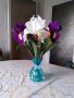 Цветя от хартия-ириси, снимка 1 - Изкуствени цветя - 25247667
