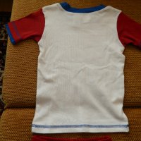 Чисто нов комплект - панталонки и блузка с къс ръкав - произведено в България - 100 % памук, снимка 3 - Детски комплекти - 23786024