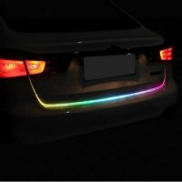 Многоцветна RGB Стоп LED светеща сигнална лента за багажник на кола , снимка 6 - Аксесоари и консумативи - 20303592
