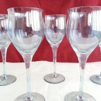 Ретро стъклени чаши за вино , снимка 4 - Антикварни и старинни предмети - 19796166