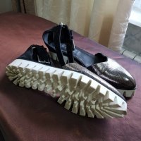 INGILIZ  -дамски обувки -40-41 естествена кожа , снимка 3 - Дамски ежедневни обувки - 19653605