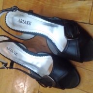 Черен сандал Ariane, снимка 1 - Сандали - 15704698
