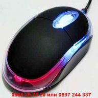 Светеща оптична мишка, снимка 2 - Клавиатури и мишки - 12971842