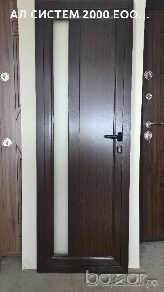 Алуминиева врата, врата за баня венге, снимка 1