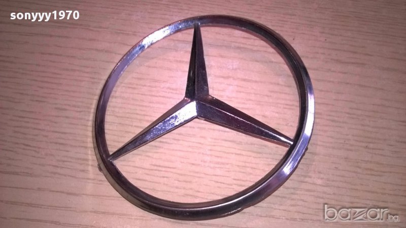 Mercedes-11.5см-метална емблема-внос швеицария, снимка 1