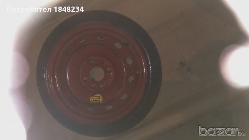 гума с джанта 14 цола -резервна малка, снимка 1
