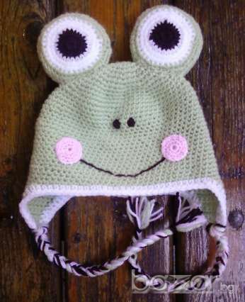 Плетена шапка жаба, снимка 1