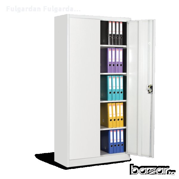 Метален шкаф за документи с 4 рафта-185/90/40см, снимка 1