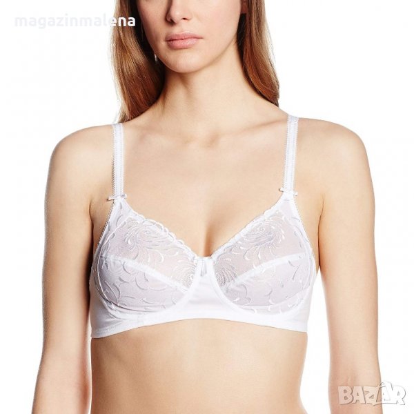 Triumph 90C бели сутиени без банели големи размери сутиен мека чашка без банел бельо Триумф, снимка 1