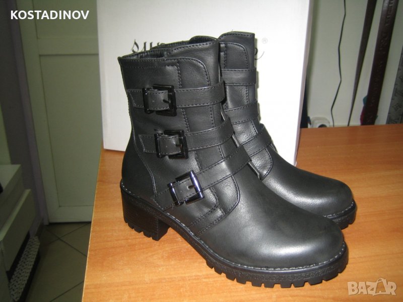 Намаление-дамски боти м 2012 черни, снимка 1
