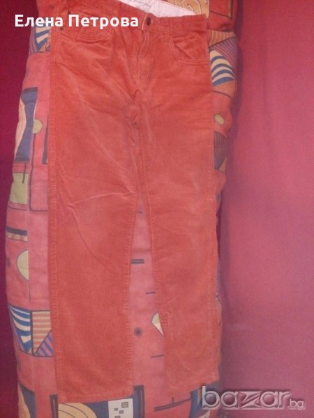 Класически оранжеви джинси размер 140-9/10години, снимка 1