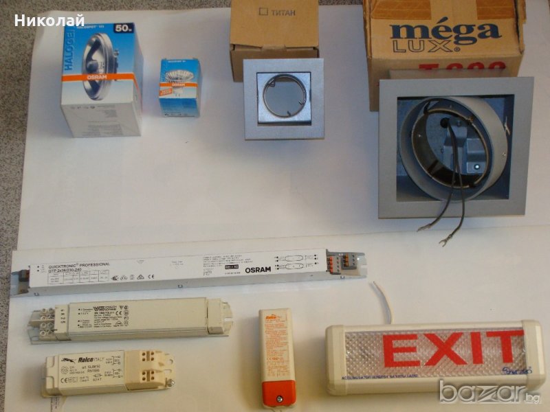 Халогенна лампa и трансформатор OSRAM,  RELCO, Vossloh Schwabe, снимка 1