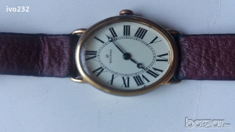 golana swiss watch gold plated, снимка 1