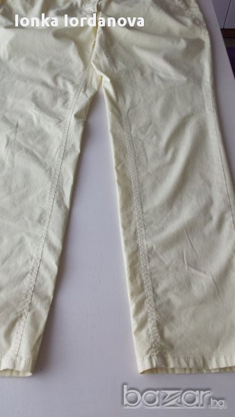 Панталон фин жълт цвят, размер 32, снимка 1