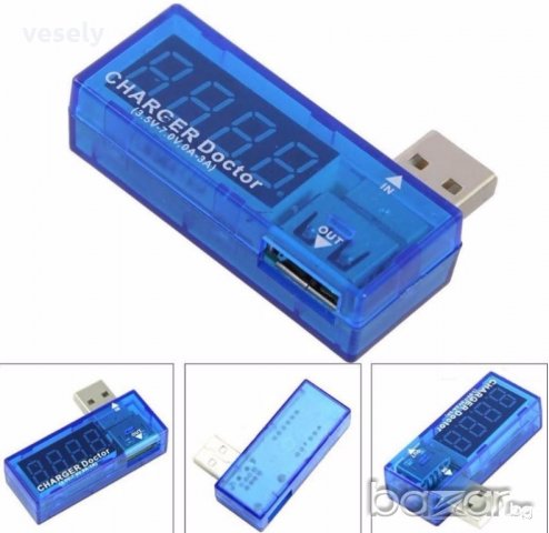 Цифров USB тестер , снимка 2 - Друга електроника - 15374329