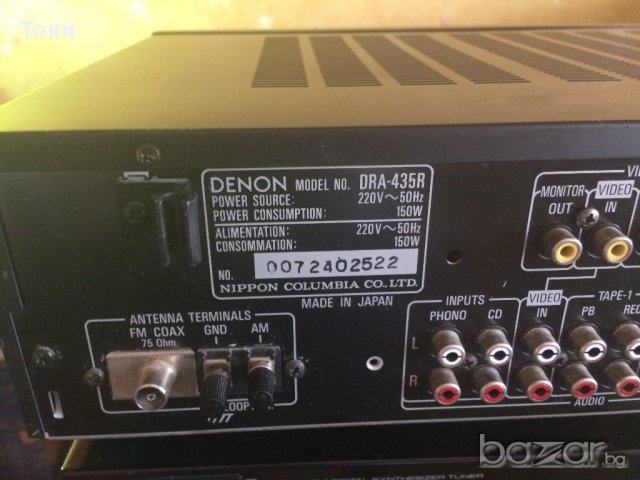 Ресивър Denon DRA-435R., снимка 12 - Ресийвъри, усилватели, смесителни пултове - 16858415
