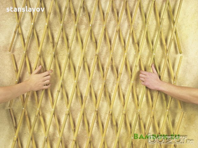 Бамбуково пано, преграда - разтегателно 100см/200см, снимка 1 - Декорация за дома - 20871941