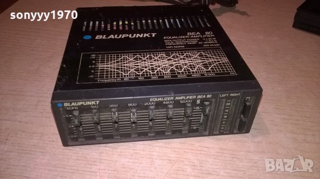 blaupunкt bea80 amplifier/equalizer-made in japan-внос швеицария, снимка 5 - Аксесоари и консумативи - 21763647