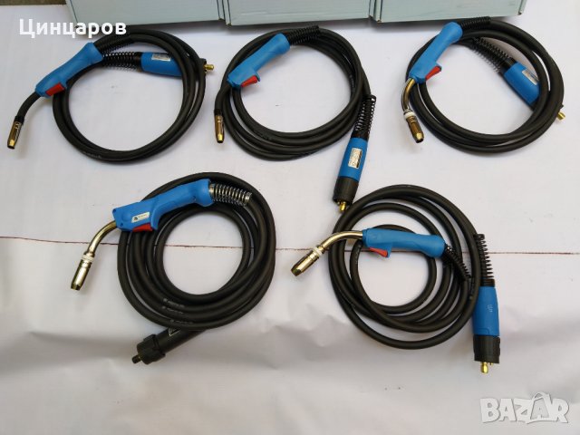 Заваръчни шлангове за телоподаващи апарати,сухо и водно охлаждане.Произведено в Германия