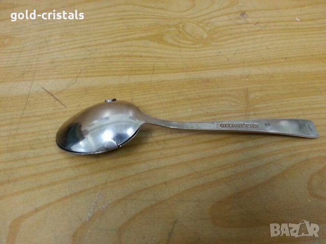 Руска лъжичка за чай с цедка, снимка 3 - Антикварни и старинни предмети - 25517597