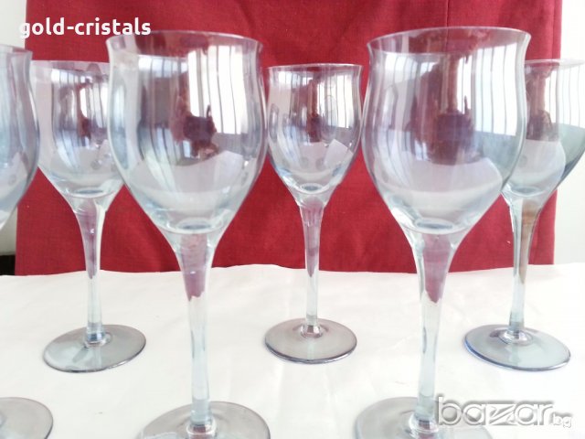 Ретро стъклени чаши за вино , снимка 5 - Антикварни и старинни предмети - 19796166