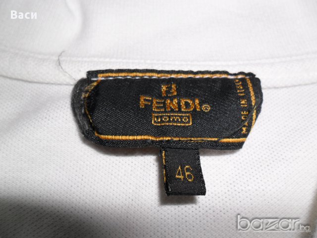 100 % FENDI оригинална мъжка тениска + подарък Byblos 100 % оригинални къси панталони Нови!, снимка 12 - Тениски - 11816094