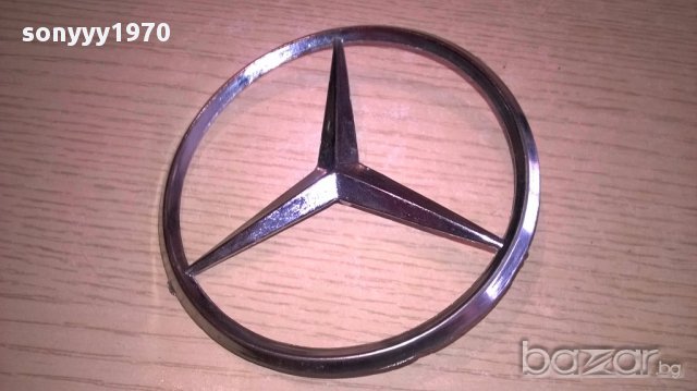 Mercedes-11.5см-метална емблема-внос швеицария, снимка 1 - Аксесоари и консумативи - 17775823