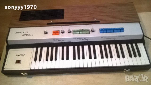 selecta-musikus studio-made in italy-аналогов синтезатор-внос швеция, снимка 12 - Синтезатори - 24794083