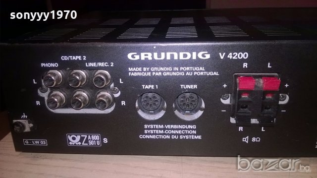 grundig v4200 amplifier-за ремонт-внос швеицария, снимка 12 - Ресийвъри, усилватели, смесителни пултове - 19257437