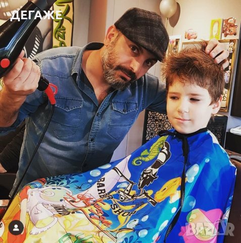  Пелерини детска за подстригване , снимка 7 - Фризьорски принадлежности - 25248046