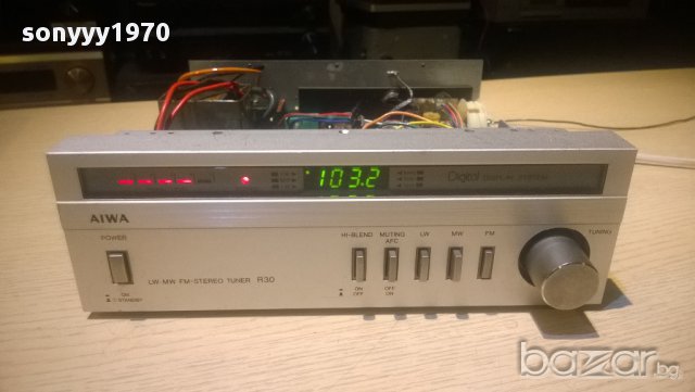 aiwa st-r30e-stereo tuner-made in japan-внос швеицария, снимка 12 - Ресийвъри, усилватели, смесителни пултове - 10161927