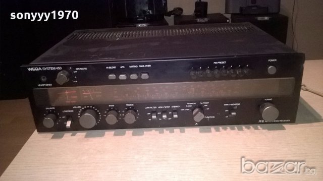 wega system 450-r10 sereo receiver-внос от англия, снимка 11 - Ресийвъри, усилватели, смесителни пултове - 19613347