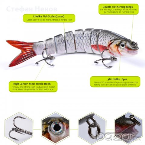 Воблери - щукле, каракудка, кленче, мишле, жабка и др., снимка 5 - Такъми - 18620085