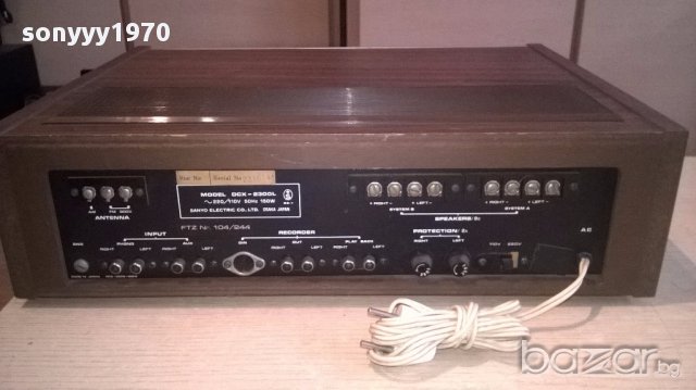 Колекционерски sanyo dcx-2300l-made in japan-внос швеицария, снимка 18 - Ресийвъри, усилватели, смесителни пултове - 18059646