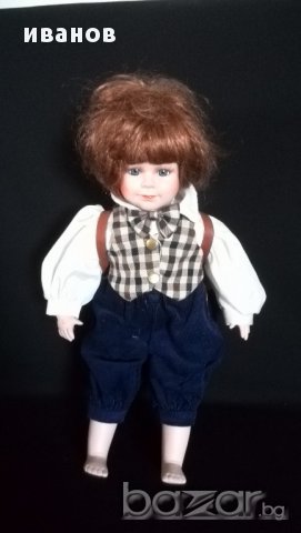 Винтидж кукла-ученик, снимка 1 - Антикварни и старинни предмети - 14386539