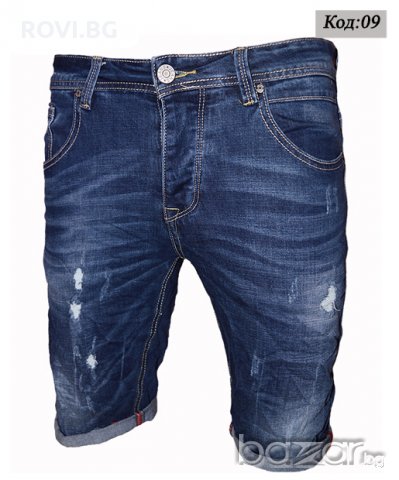 Мъжки къси дънки 50 модела, снимка 10 - Къси панталони - 21457391