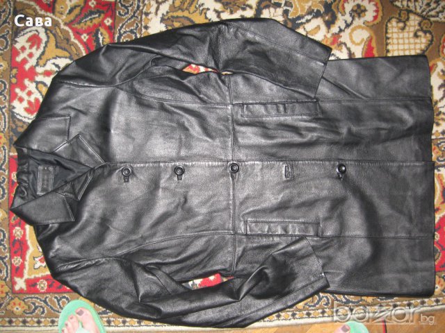 Кожен тренч ESTELLE  дамски,м, снимка 2 - Палта, манта - 17883410