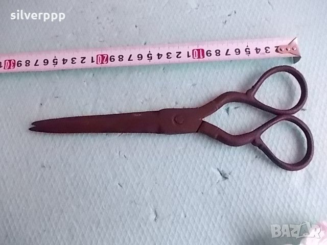  Стара абаджийска ножица , снимка 2 - Антикварни и старинни предмети - 24567737