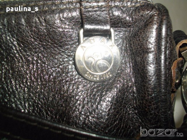 Винтидж чанта / мини чанта ”Аdax” / genuine leather / естествена кожа / чанта за цял живот , снимка 9 - Чанти - 14963313
