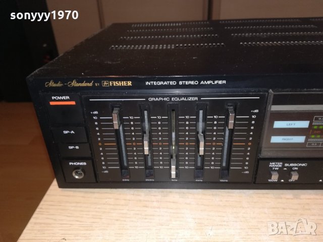 fisher amplifier-470w-made in japan-внос швеицария, снимка 8 - Ресийвъри, усилватели, смесителни пултове - 21496079