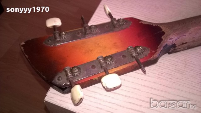 АНТИК-Ретро китара-за реставрация/ремонт-100х40х9см, снимка 18 - Китари - 17929968