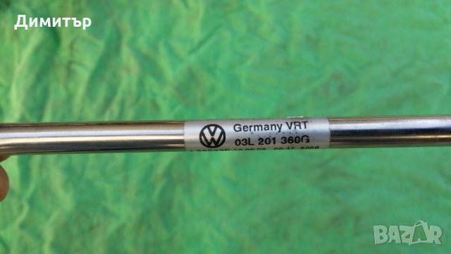 оригинален клапан на излишното гориво и металните тръбички от двигател 2.0 TDI 16V CR за Ауди,Фолксв, снимка 9 - Части - 24427450