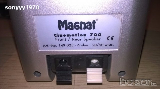 Magnat cinemotion 700-50w/6ohm-5 броя колони-внос швеицария, снимка 14 - Ресийвъри, усилватели, смесителни пултове - 16800353
