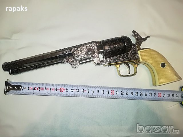 Револвер Колт /Colt, 1851/ Масивна и красива реплика, снимка 6 - Бойно оръжие - 21103410