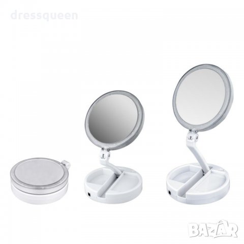 1895 Сгъваемо огледало с LED светлини